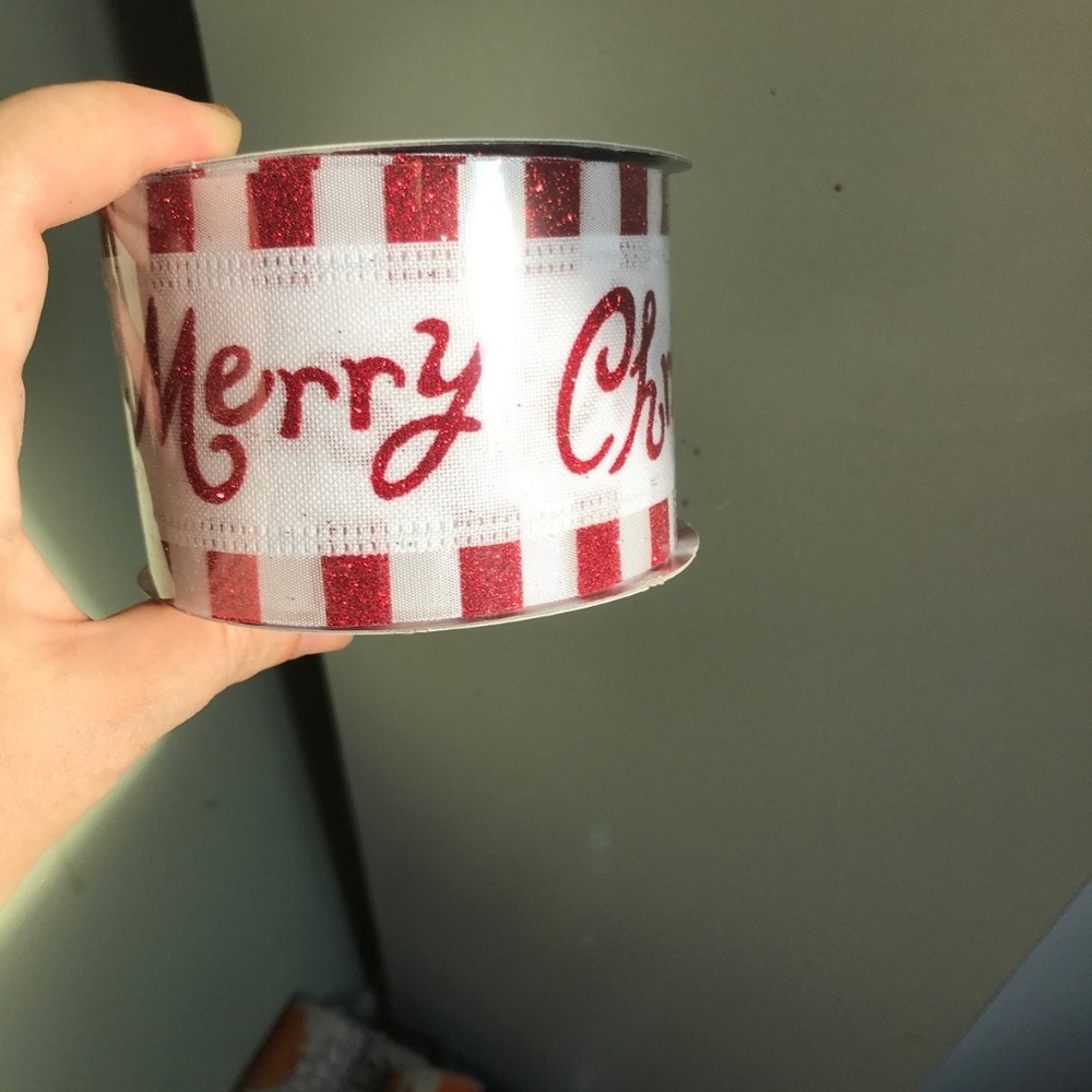NEW Merry Christmas Ribbon